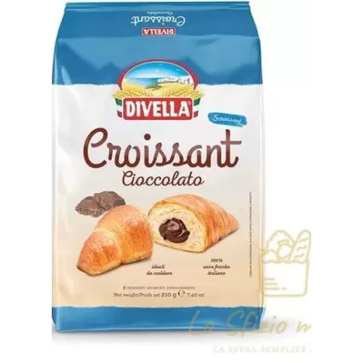 DIVELLA CROISSANT CIOCCOLATO X5 210GR