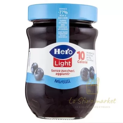 HERO CONFETTURA MIRTILLI LIGHT 280GR