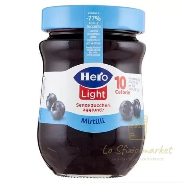 Hero Blueberry Light Jam 280g