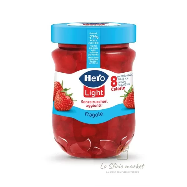 HERO CONFETTURA LIGHT FRAGOLE 280GR
