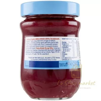 HERO CONFETTURA LIGHT FRAGOLE 280GR