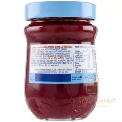 HERO CONFETTURA LIGHT FRAGOLE 280GR