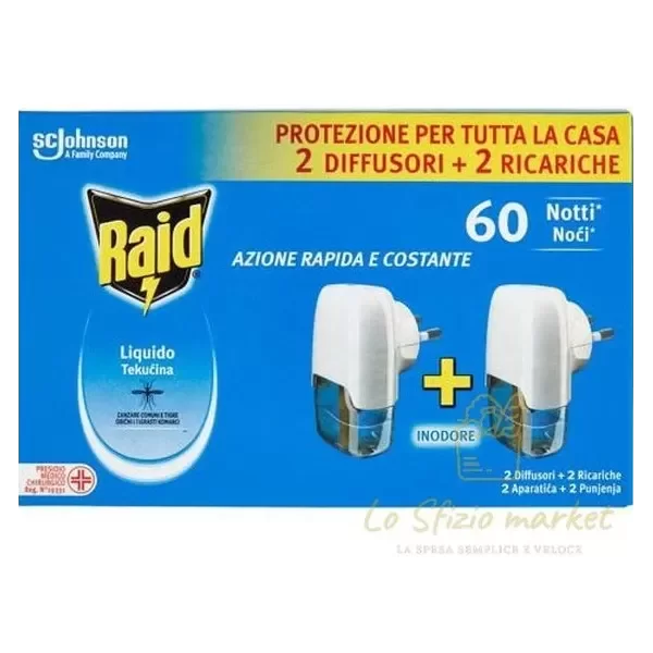 RAID ELECTRIC LIQUID 2 DEVICES + 2 REFILLS BPACK