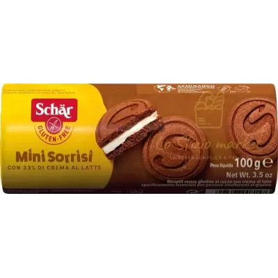 SCHAR MINI SORRISI BISCOTTI S GLUTINE 100GR