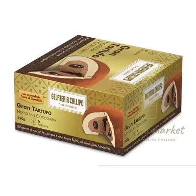 CALLIPO GRAN TARTUFO NOCCIOLA E CIOCCOLATO 520GR