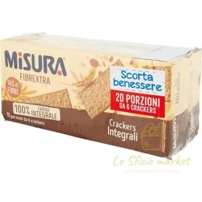 Misura Fibrextra Whole Wheat Crackers Bipack 2x385g