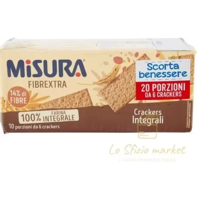 MISURA CRACKERS FIBREXTRA INTEGRALE BIPACK 2X385GR