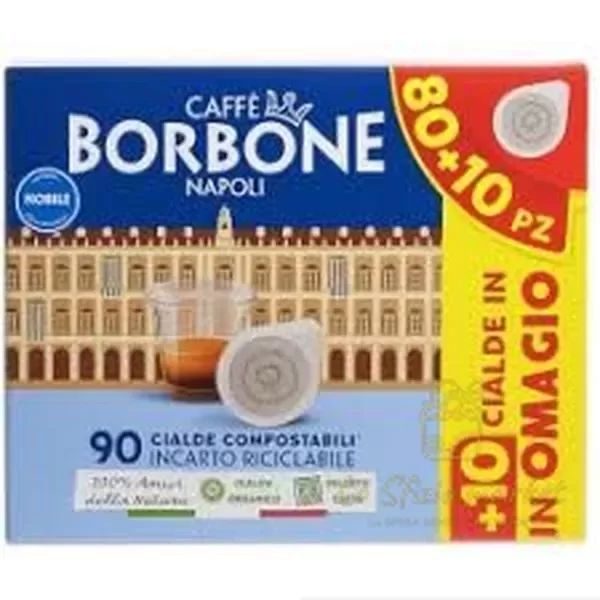 BORBONE BOX CIALDE NOBILE 80 + 10 OMAGGIO