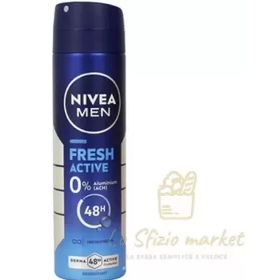 NIVEA FOR MEN FRESH ACTIVE DEODORANTE 150ML