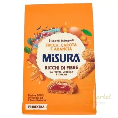 MISURA FIBREXTRA BISC MORBIDO RIPIENO ARANCIO 260G