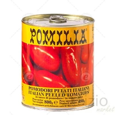 POMILIA PEELED TOMATOES 800G