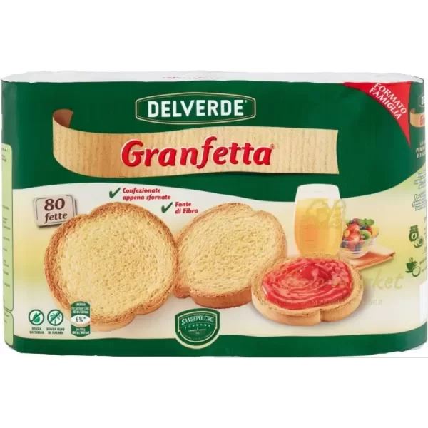 DELVERDE GRANFETTE DORATE X80 600GR