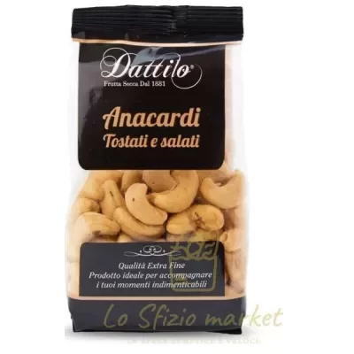 DATTILO ANACARDI TOSTATI E SALATI 200GR