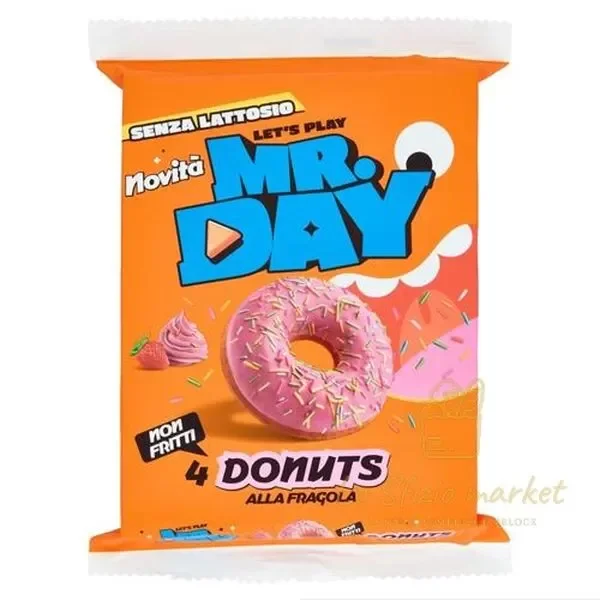 MR DAY DONUTS ALLA FRAGOLA S LATTOIO 200GR