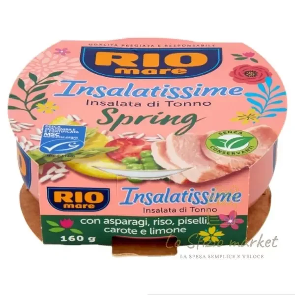 RIO MARE INSALATISSIME INSALATA TONNO SPRING 160GR