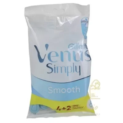 GILLETTE VENUS SIMPLY 2 RASOI USA&GETTA SMOOTH 4+2