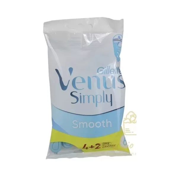 GILLETTE VENUS SIMPLY 2 RASOI USA&GETTA SMOOTH 4+2