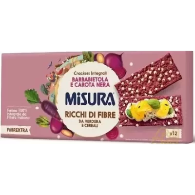 Misura Whole Wheat Crackers with Beetroot 355g