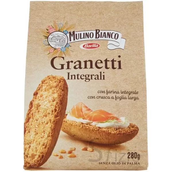 MULINO BIANCO WHOLE WHEAT GRANETTI 280GR