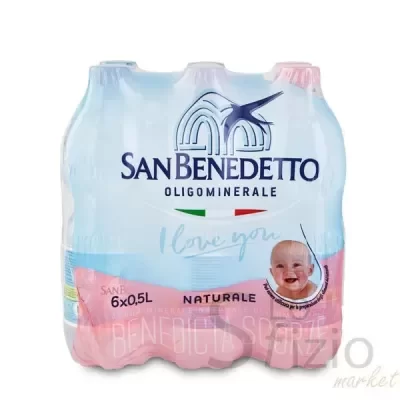 SAN BENEDETTO NATURAL WATER 0.5L