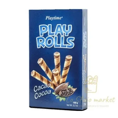 PLAYTIME COCOA PLAY ROLLS 150G