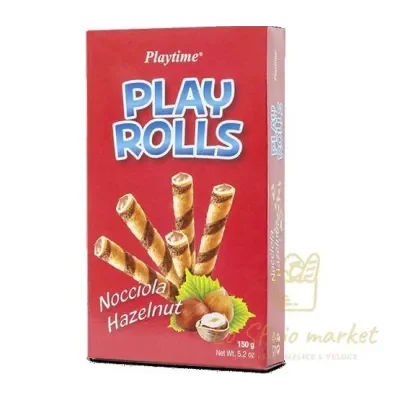 PLAYTIME PLAY ROLLS NOCCIOLA 150GR