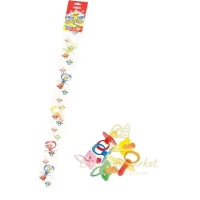 Assorted Fruit Lollipops Strips 6pcs