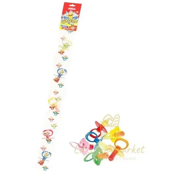 Assorted Fruit Lollipops Strips 6pcs
