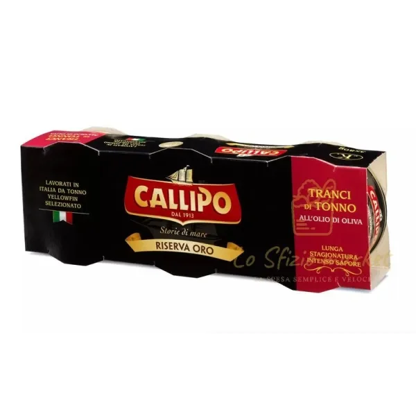 Callipo Gold Reserve Tuna in Olive Oil 3x70g