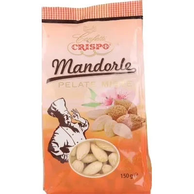 Crispo Peeled Almonds Bag 150g