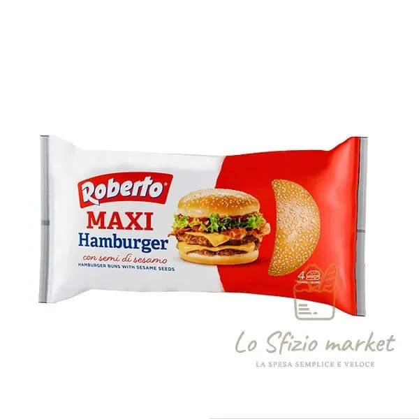 ROBERTO PANINO MAXI HAMBURGER SESAMO 300GR