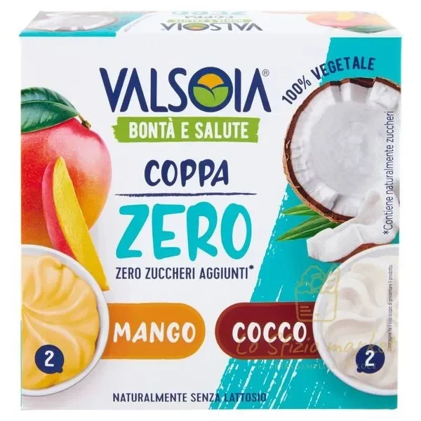 VALSOIA GELATO COPPA MANGO COCCO 0 ZUCCHERI 4X70GR