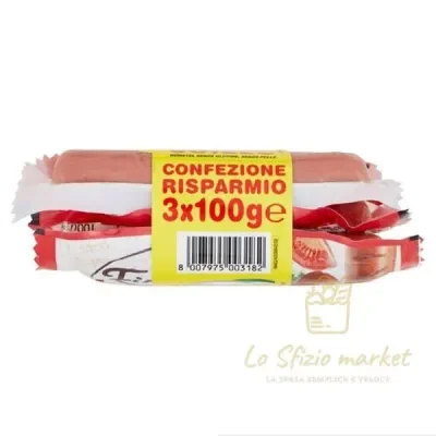 FIORUCCI SUILLO PORK WURSTEL 3X100G