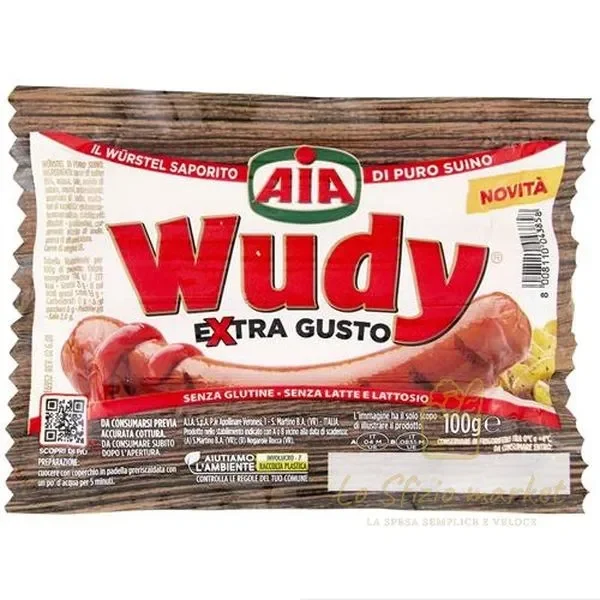 AIA WUDY PORK FLAVOR SAUSAGE 100G