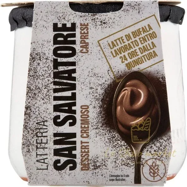 SAN SALVATORE BUFFALO MILK CREAMY DESSERT CAPRESE STYLE 120G