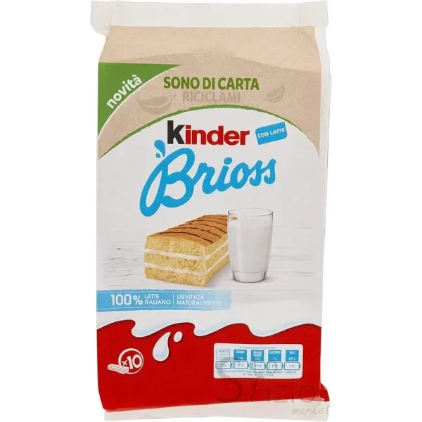 KINDER BRIOSS AL LATTE 270GR