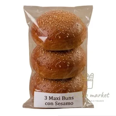 FROLSI THE SOFT MAXI BUNS WITH SESAME 3X100G