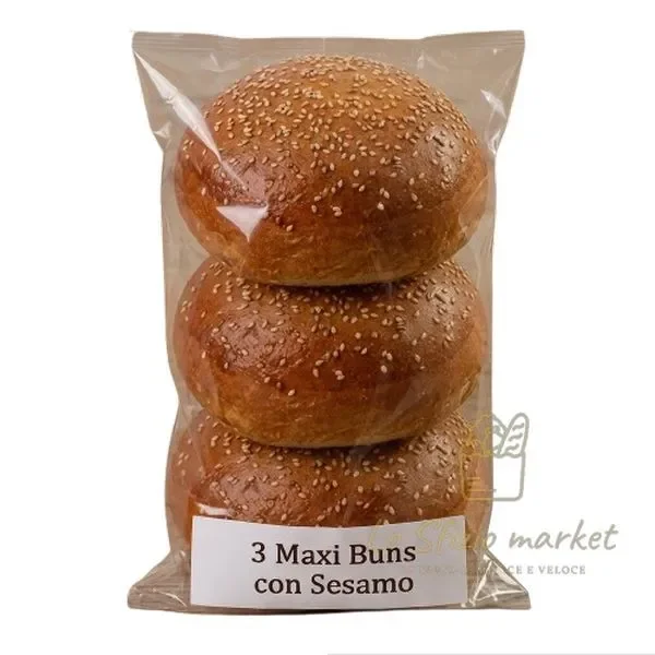FROLSI IL SOFFICE MAXI BUNS CON SESAMO 3X100GR