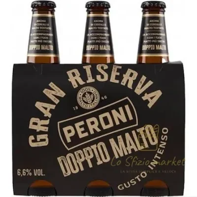 PERONI GRAN RISERVA DOUBLE MALT BEER 3X33CL