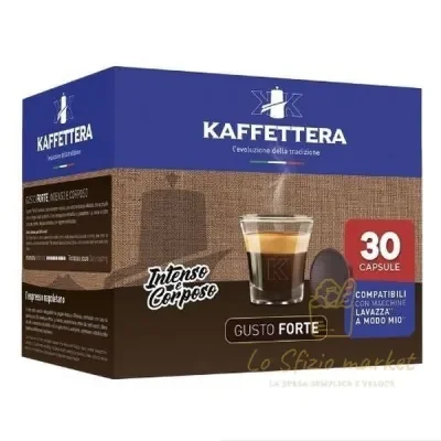 KAFFETTERA Capsules Compatible with A Modo Mio - 30 Pieces