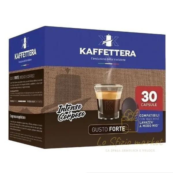 KAFFETTERA Capsules Compatible with A Modo Mio - 30 Pieces