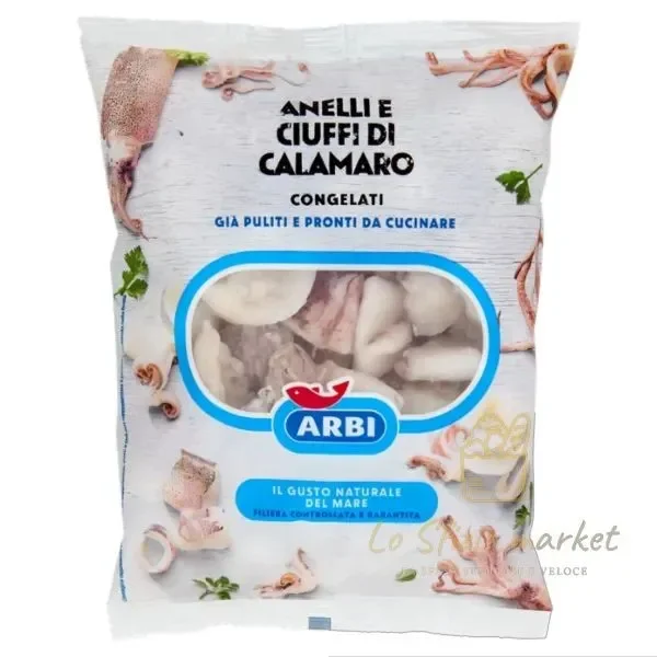 ARBI ANELLI E CIUFFI DI CALAMARO 400GR