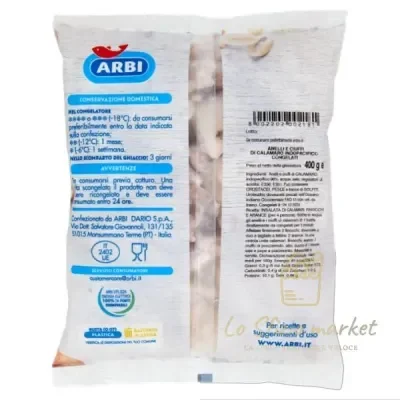 ARBI ANELLI E CIUFFI DI CALAMARO 400GR
