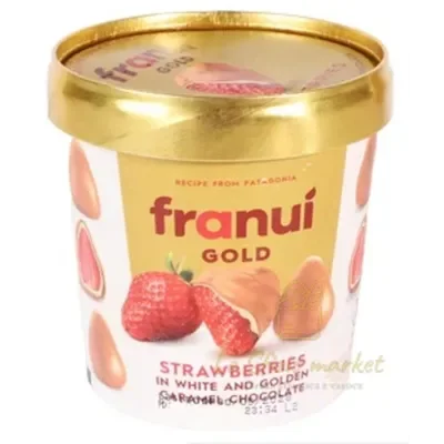 FRANUI RASPBERRIES WHITE CHOCOLATE CARAMEL 150G