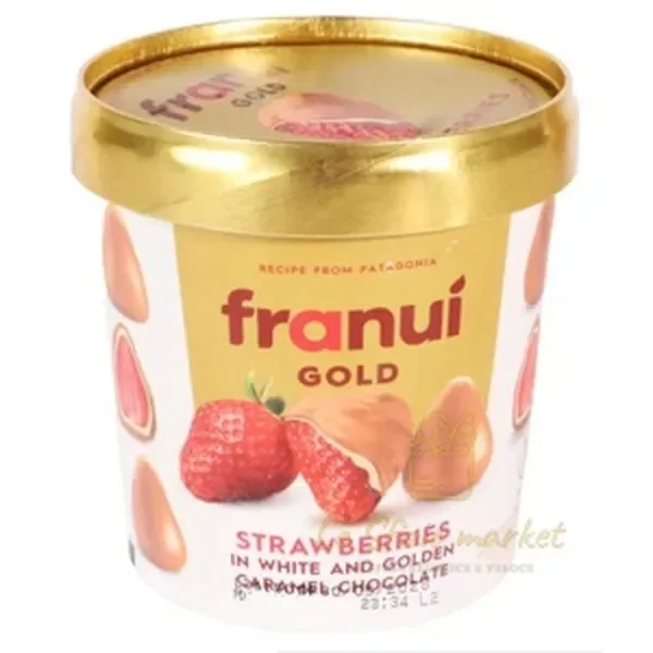 FRANUI RASPBERRIES WHITE CHOCOLATE CARAMEL 150G