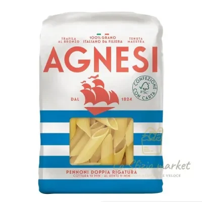 AGNESI RIGATISSIME PENNONI DOPPIA RIGATURA 500GR