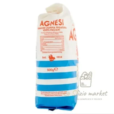 AGNESI RIGATISSIME PENNONI DOPPIA RIGATURA 500GR