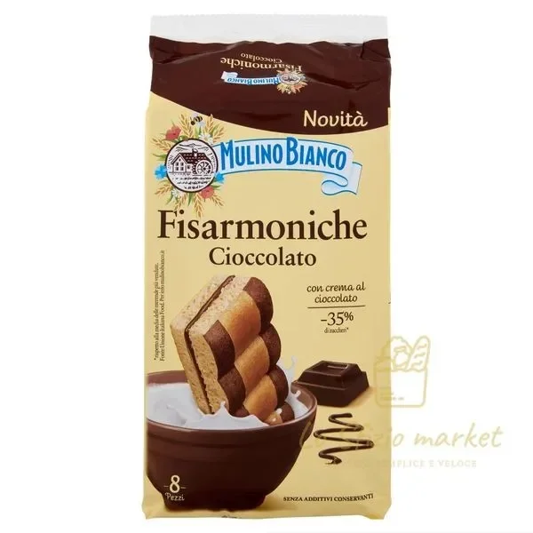 MULINO BIANCO FISARMONICHE CIOCCOLATO 8X37GR