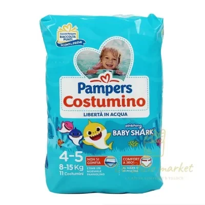 PAMPERS PANNOLINO COSTUMINO 4-5 AN MAXI 8-15KG X11