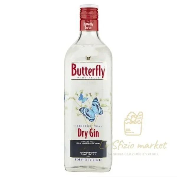 BUTTERFLY DRY GIN 1LT